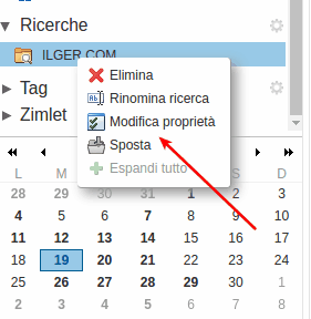 modifica ricerca