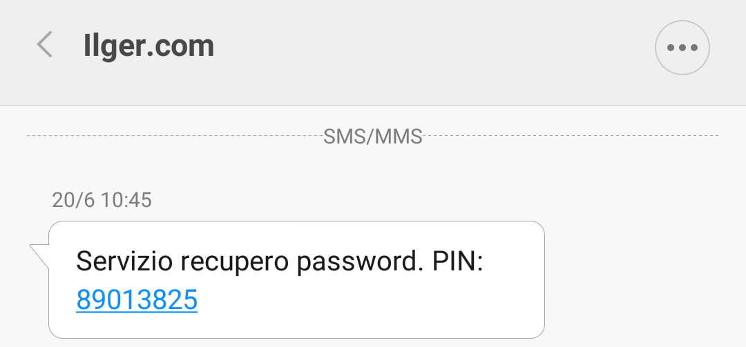 recovery password1