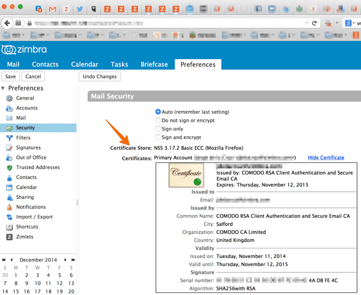 Zimbrasmime firefox 018