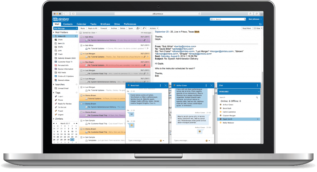 Zimbra chat