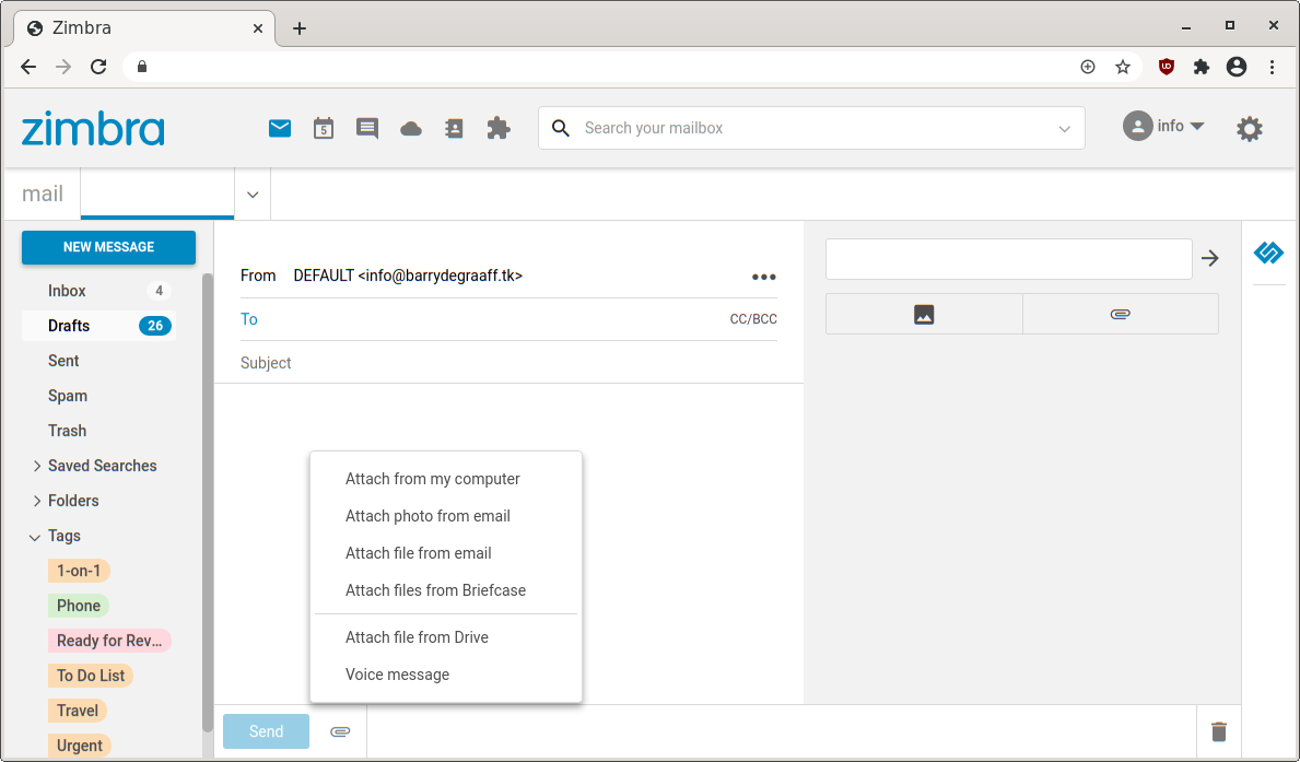zimbra voice message zimlet 1