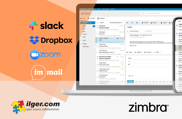 zimbra app da collegare