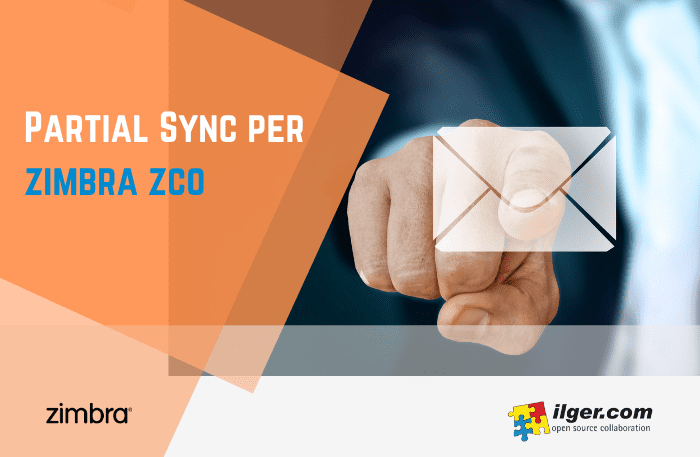 Sincronizzazione parziale per Zimbra connector for outlook