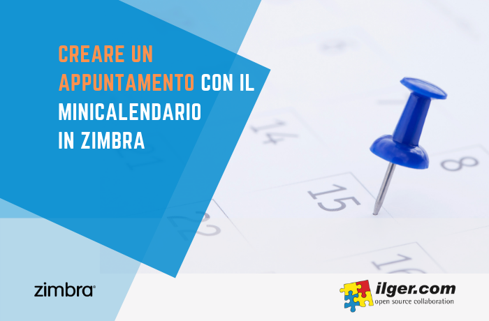 creare un appuntamento con il mini calendario di Zimbra