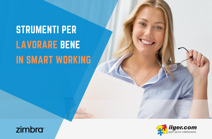 lavorare bene in smart working è possibile con gli strumenti di collaborazione di Zimbra Mail