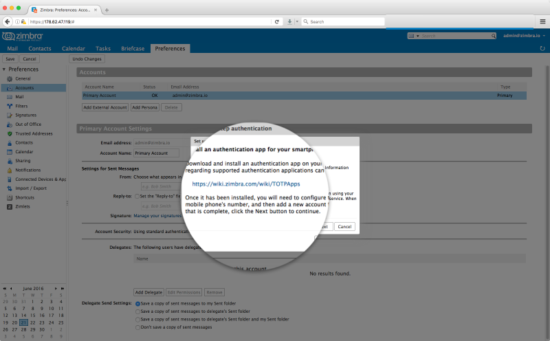 zimbra collaboration 2fa apps 800x496