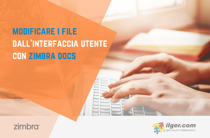 Modificare i file direttamente dall'UI di Zimbra