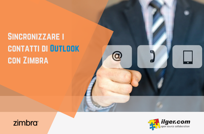 Sincronizzare i contatti di Outlook con Zimbra