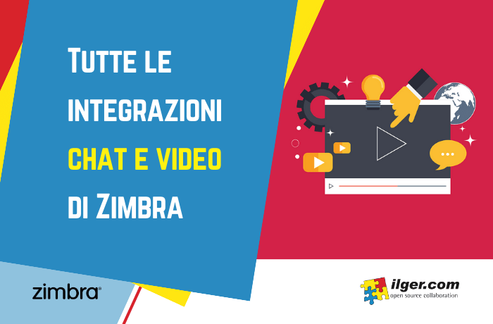 Tutte le integrazioni chat e video di Zimbra