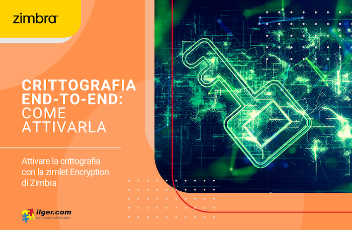 Crittografia end-to-end come si attiva con la zimlet Encryption di Zimbra
