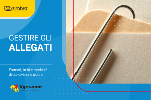 Gestire gli allegati in Zimbra 10: formati, limiti e modalità di condivisione sicura